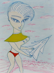 love my,come fly with me space cake girl