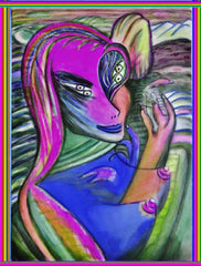 space women with puppet man