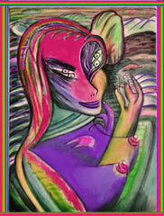 space women with puppet man
