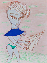 love my,come fly with me space cake girl