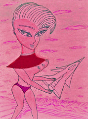 love my,come fly with me space cake girl