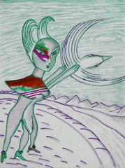 love my,come fly with me, space cake girl