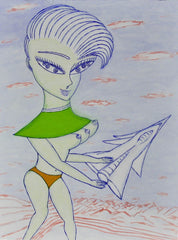 love my,come fly with me space cake girl