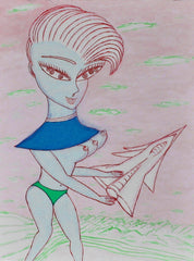 love my,come fly with me space cake girl