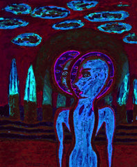 nuclear computer war with little girl in ukraine war with little girl free