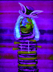 carrot juice with hat