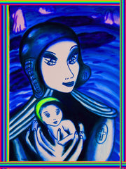 aaa     -   with jesus with little girl in ukraine war with little girl free