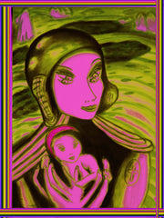 aaa     -   with jesus with little girl in ukraine war with little girl free