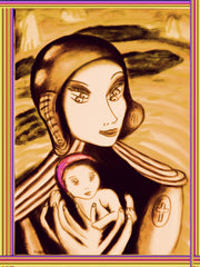 aaa     -   with jesus with little girl in ukraine war with little girl free