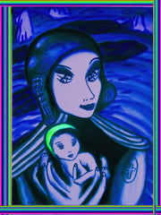 aaa     -   with jesus with little girl in ukraine war with little girl free