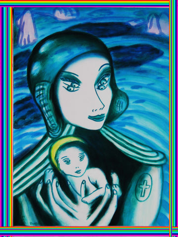 aaa     -   with jesus with little girl in ukraine war with little girl free