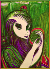 space woman with birds of the past[ CLIMATE CHANGE } WITH LITTLE GIRL FREE