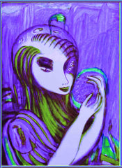 space woman with birds of the past[ CLIMATE CHANGE } WITH LITTLE GIRL FREE
