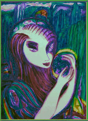 space woman with birds of the past[ CLIMATE CHANGE } WITH LITTLE GIRL FREE