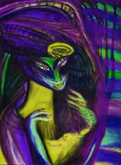 l am the space rose hat girl