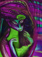 l am the space rose hat girl