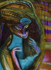 l am the space rose hat girl