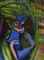 l am the space rose hat girl