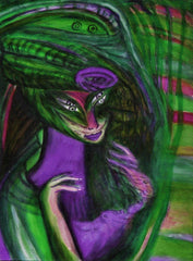 l am the space rose hat girl