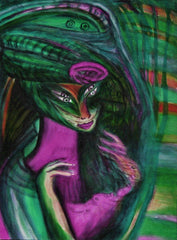 l am the space rose hat girl