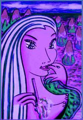 girl with dolphin hand with little girl free