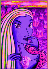 girl with dolphin hand with little girl free
