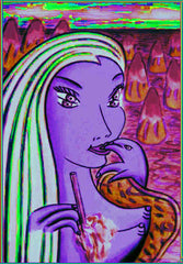 girl with dolphin hand with little girl free