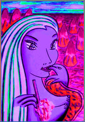 girl with dolphin hand with little girl free