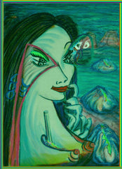 under the sea with little girl free