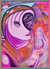 space woman with where have all the children  gone