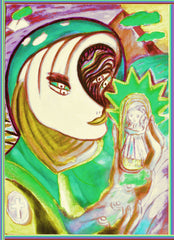 space woman with where have all the children  gone