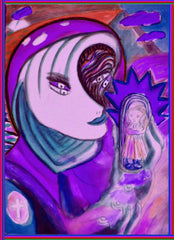 space woman with where have all the children  gone