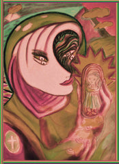 space woman with where have all the children  gone