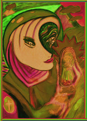 space woman with where have all the children  gone