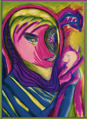 space woman with fuckin dead head