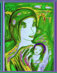 space women with child