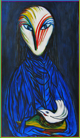 mask with bird