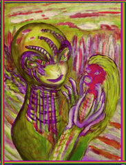 space man with talking doll