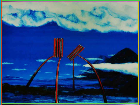 blue rain
