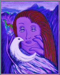 girl with bird
