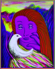 girl with bird