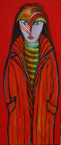 bird with coat