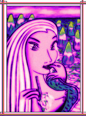 girl with dolphin hand with little girl free