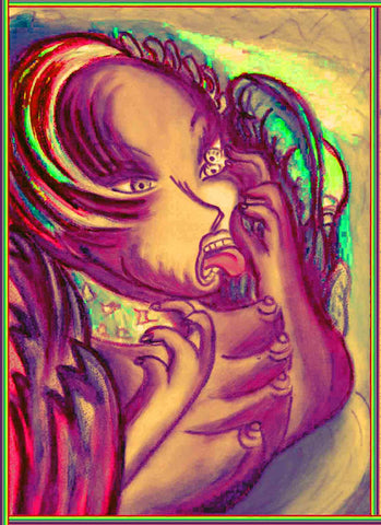 you are  chocking me crazy