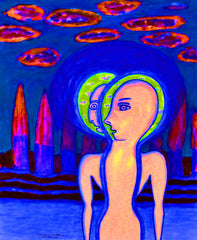 nuclear computer war with little girl in ukraine war with little girl free
