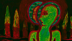 nuclear computer war with little girl in ukraine war with little girl free