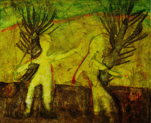 women with seal tree