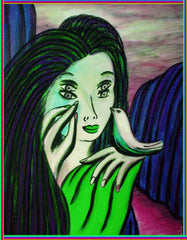 women with bird