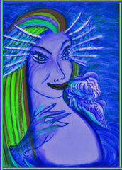 losing mother sea - climate change - with little girl free