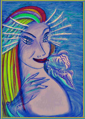 losing mother sea - climate change - with little girl free